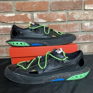 Nike Blazer Low Off-White Black Electro Green - Size 13