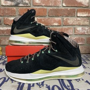 Nike Lebron X EXT Black Suede - Size 10.5