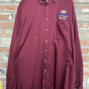 Y2K OU Sooners Button Up Longsleeve - Size X-Large