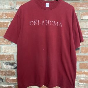 90's OU Sooners Russell Tee - Size Large